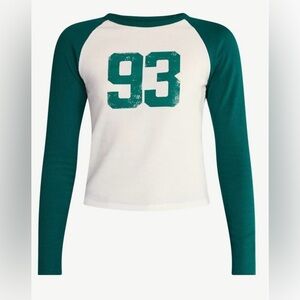 No Boundaries Raglan Tee with Long Sleeves Women's
